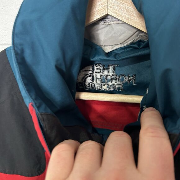 Vintage 90s The North Face Jacket Colorblock “Teal Red” 2024 - Picture 4 of 11